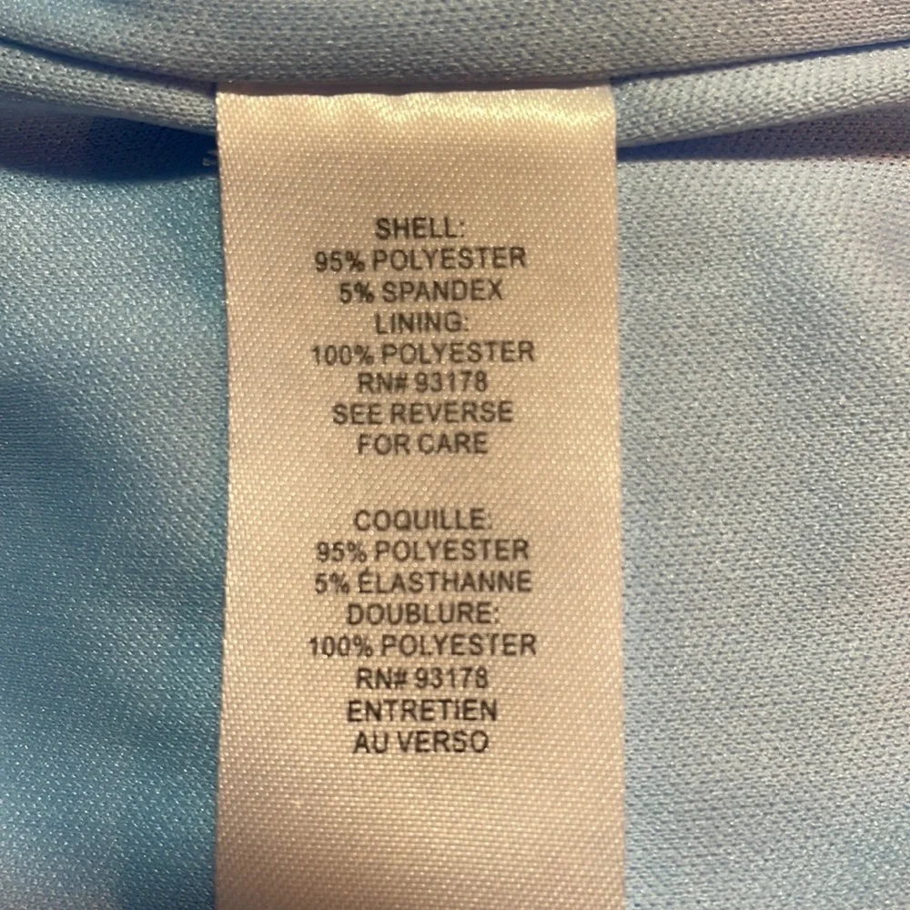 T. Tahari Sleeveless Blue & White Floral Zippered Back NWT Size 4 - Picture 14 of 16